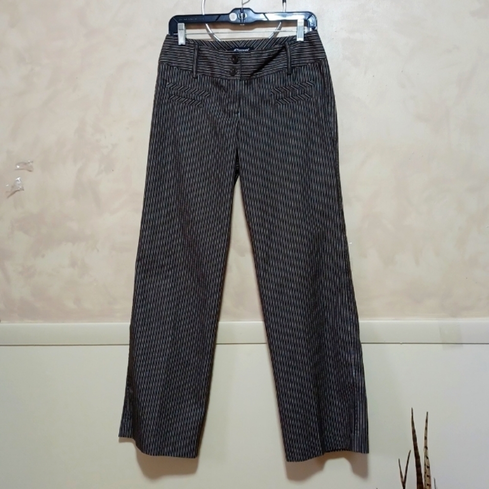 SHARAGANO STUDIO Pinstripe SLACKS SIZE 6